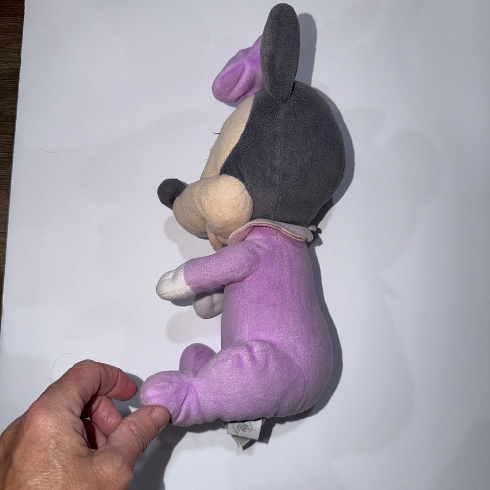 Disney Parks Purple Baby Minnie Mouse Plush Stuffed Animal EUC - Picture 2 of 8